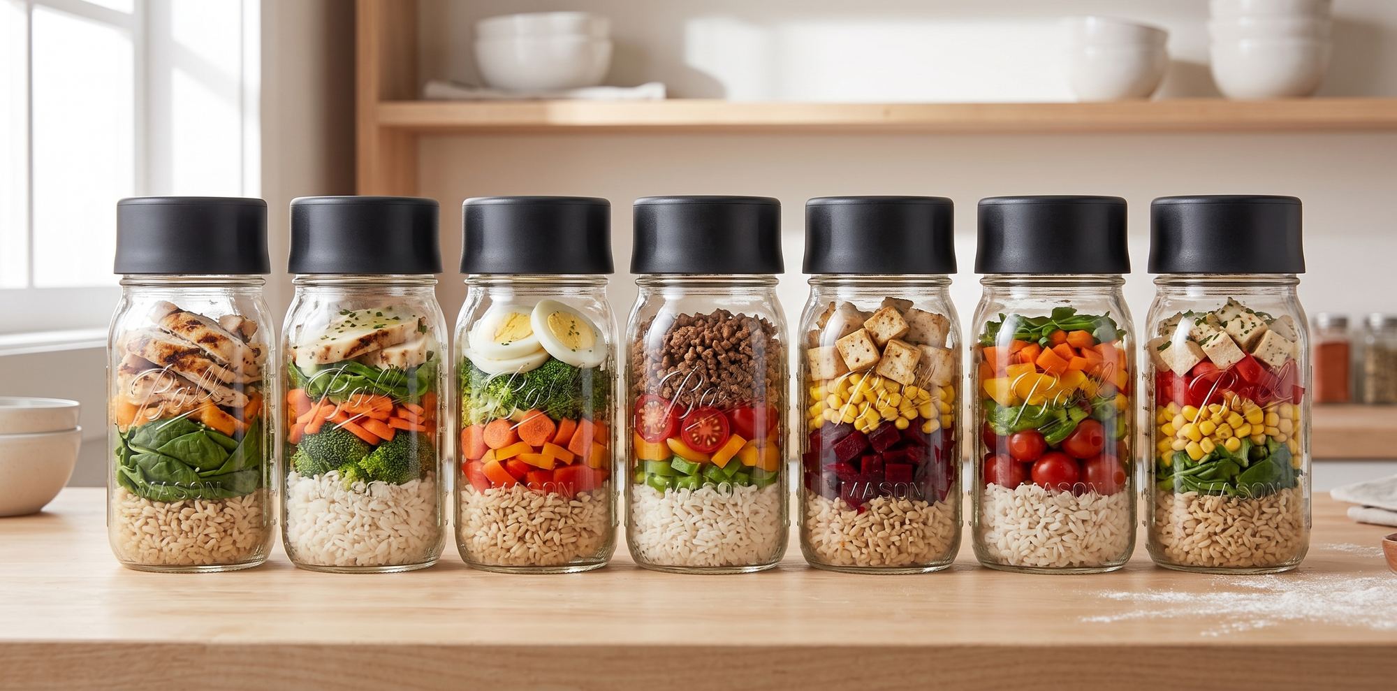 Meal Prep im Glas: Der 7-Tage-Plan