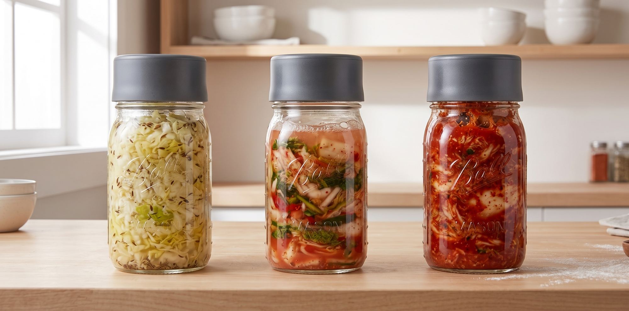 Fermentieren im Glas: Sauerkraut, Kimchi & Co.